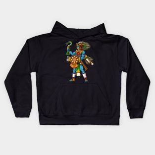 Aztec God Huitzilopochtli Kids Hoodie